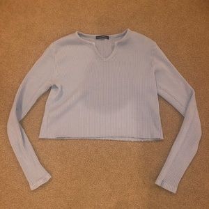 Brandy Melville Paige V-Neck Long Sleeve